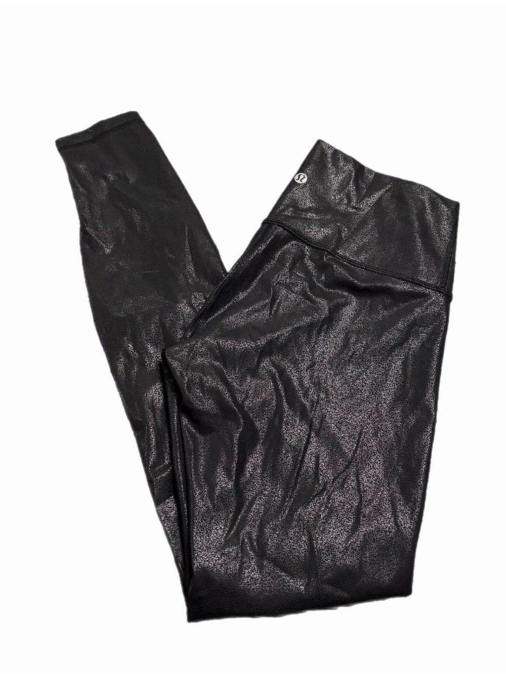 NWOT Lululemon Wunder Under High-Rise Tight *28" (Luminosity Foil Print Black) 6